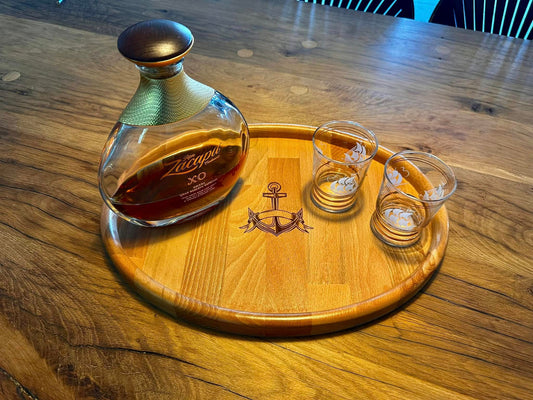 Eksklusiv Serveringsbakke i Bøg - 40x30x2,6 cm