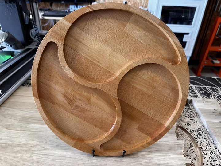 Elegant Tapasfad i Træ - 35 cm