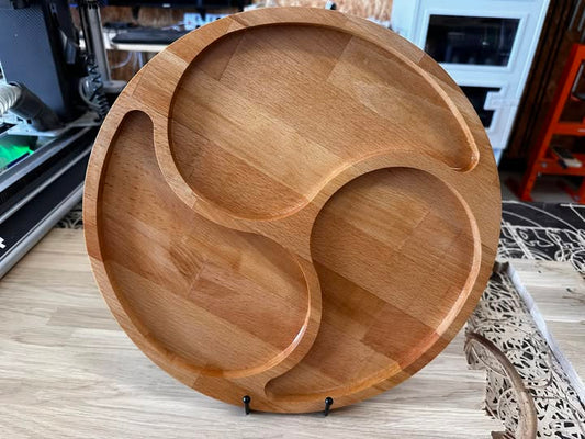 Elegant Tapasfad i Træ - 35 cm
